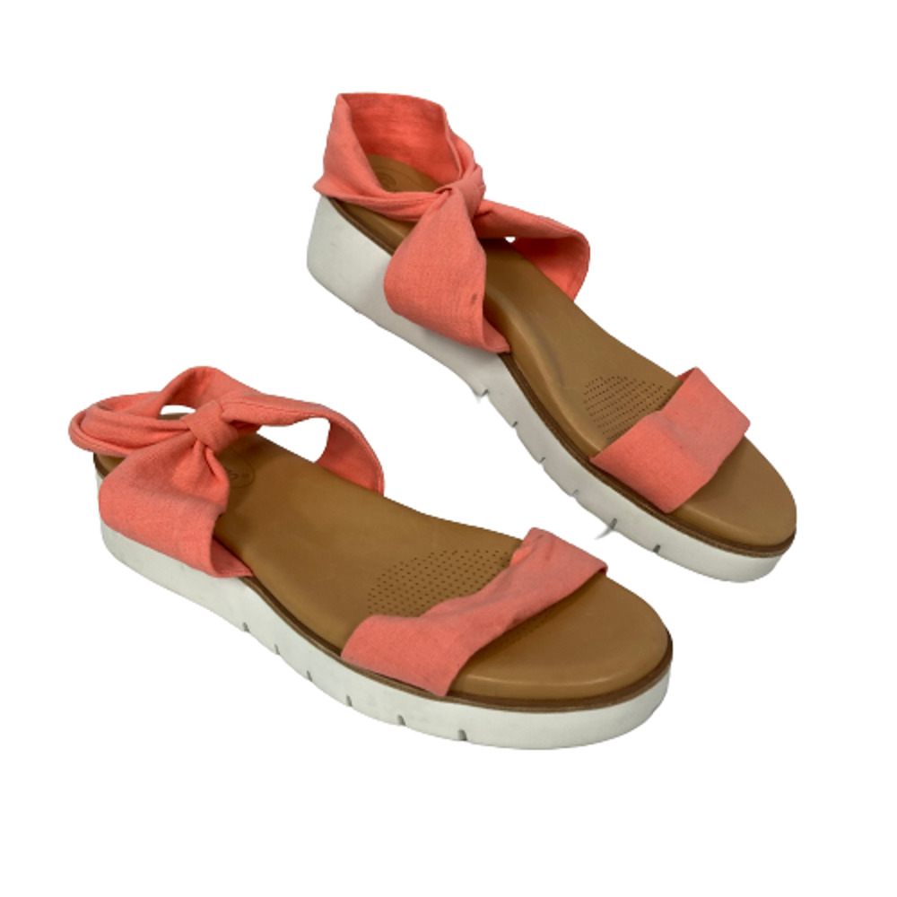 Corso Como‎ Sandals Blayke Womens Sz 8.5 Coral Leather Ankle Strap